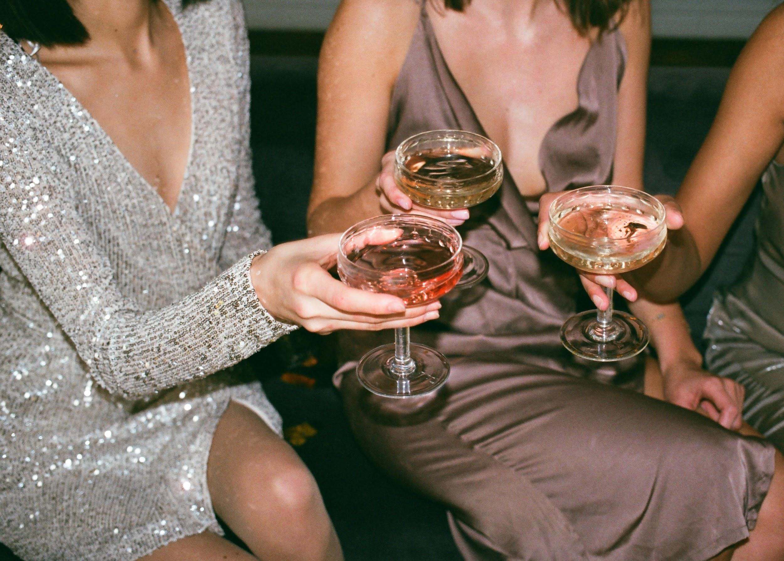 Cheer the Cocktail Drink with Friends