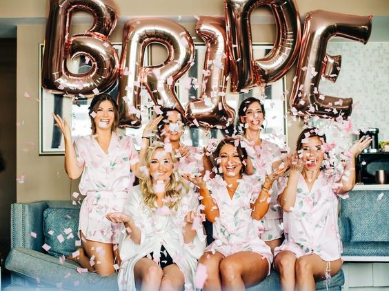 Sweet Bridal Shower with Pink Robes