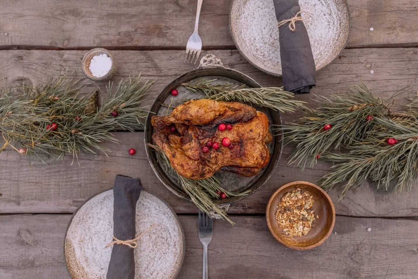 Thanksgiving turkey banquet