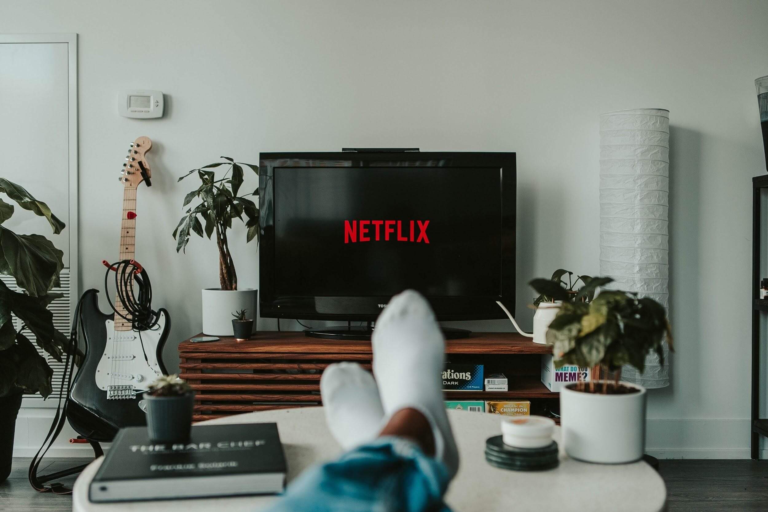 Watching a Tv from a couch
